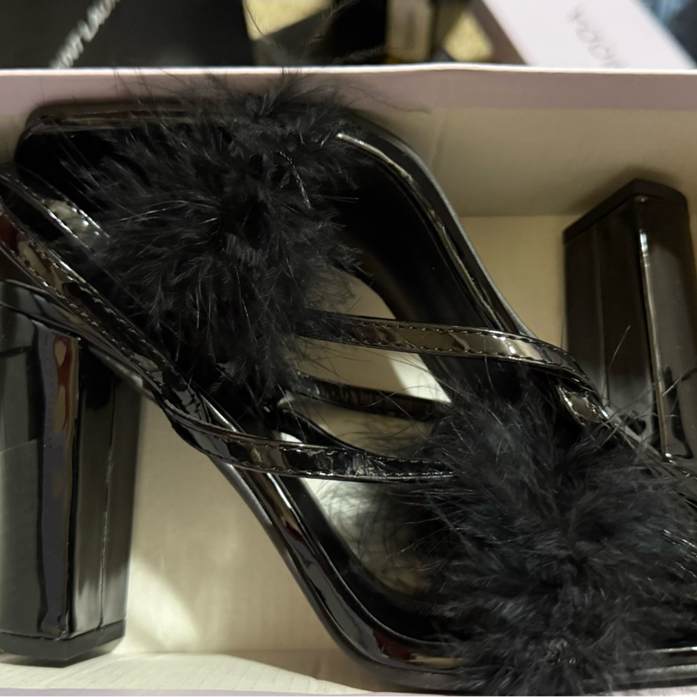 Feathered heels